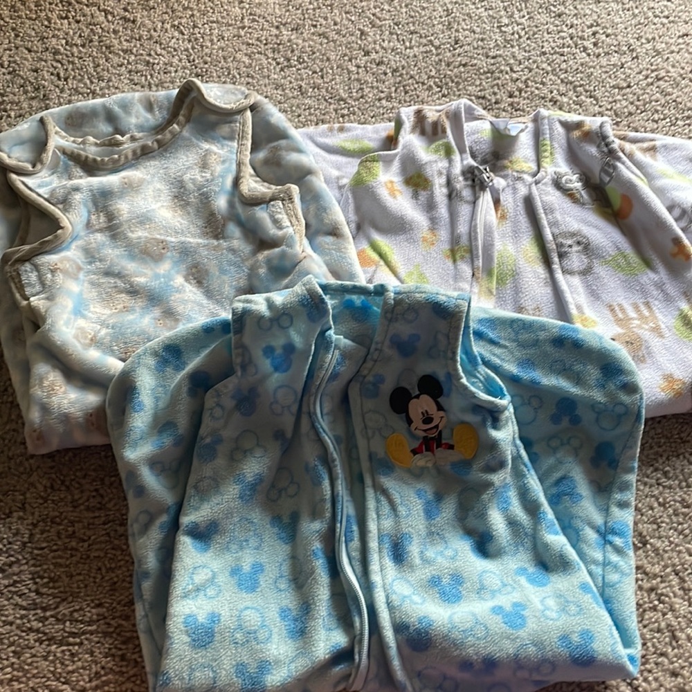 3 Sleep Sacks - all different brands